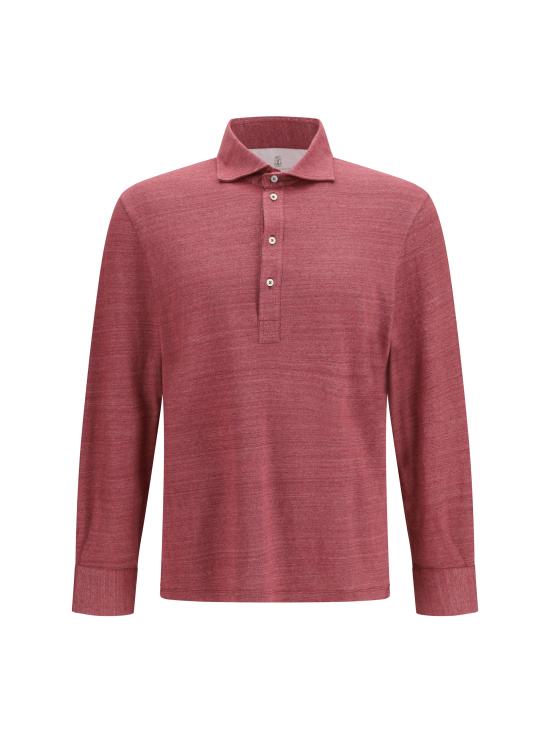 26SS 브루넬로 쿠치넬리 폴로 티셔츠 MR8273914 C695 PINK