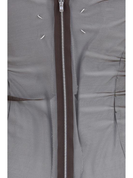 26SS 마르지엘라 미디 원피스 S51DD0055MTN148 144 BROWN - MAISON MARGIELA