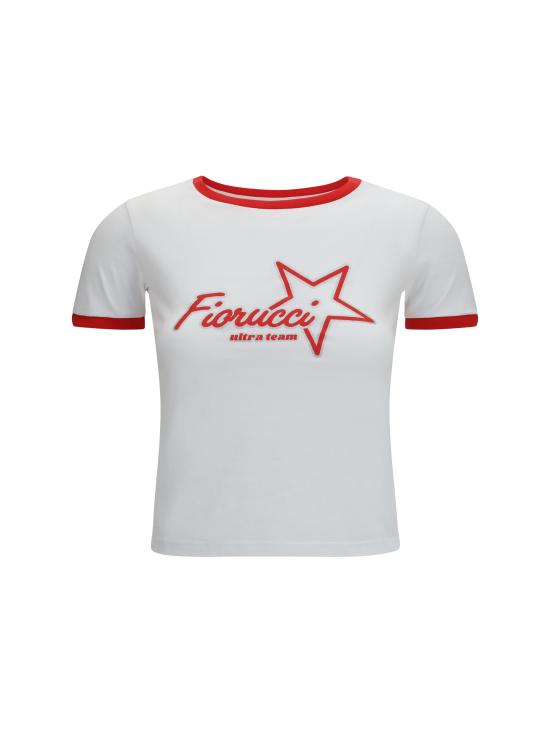 26SS 피오루찌 반팔 티셔츠 W26SSJTS005CJ01 WH03 RED