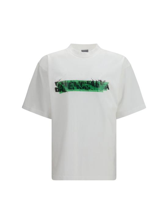 26SS 발렌시아가 반팔 티셔츠 764235TUVI6 9000 WHITE