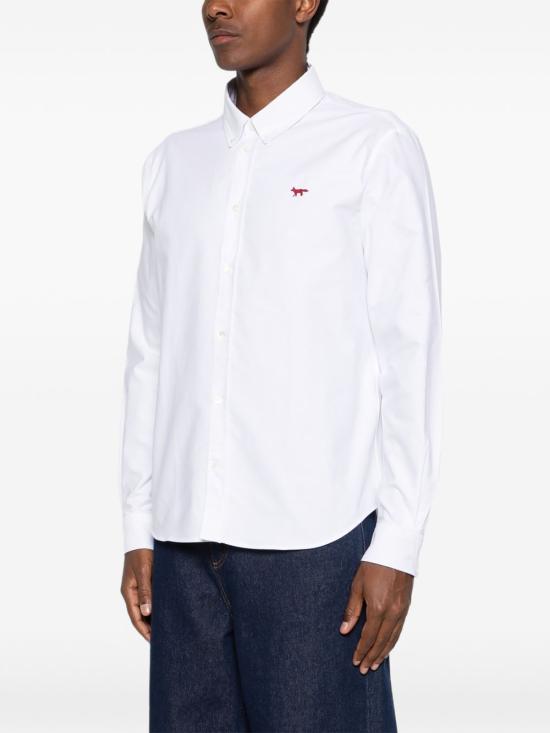 26SS 메종키츠네 긴팔 셔츠 QM00426 WC5062P100 White - MAISON KITSUNE