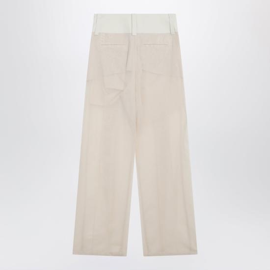 26SS 스포트막스 스트레이트 팬츠 SPSFERITOCO Beige - SPORTMAX