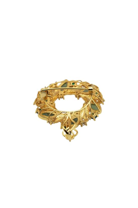  세레 브로치 세리 월계관 그린 제이드 - SEREE