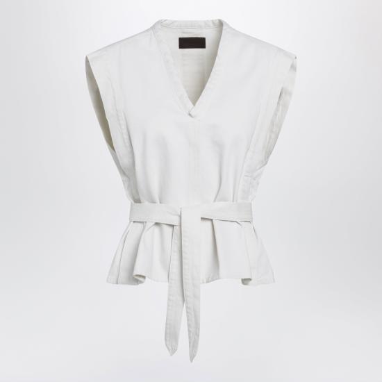 26SS 르메르 박시 티셔츠 OT0011LD1069 White