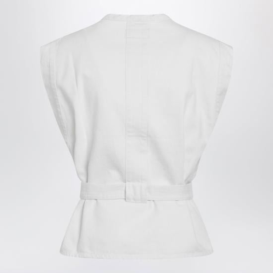 26SS 르메르 박시 티셔츠 OT0011LD1069 White - LEMAIRE