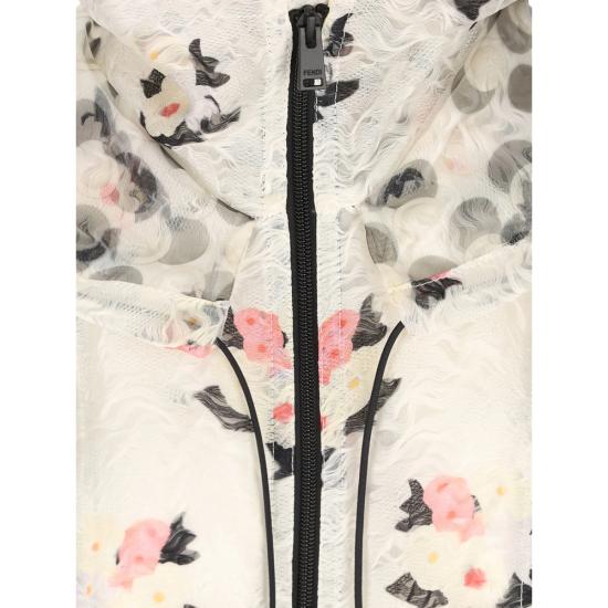 26SS 펜디 후드 티셔츠 AW9F FJ7715 F0ZNM WHITE - FENDI