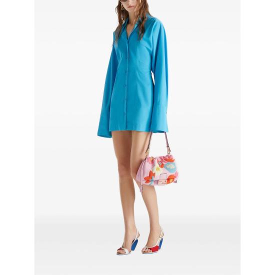 26SS 펜디 미디 원피스 AW9B FDD537 F1W0L BLUE - FENDI