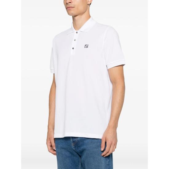 26SS 펜디 폴로 티셔츠 AY0I FY1309 F0QA0 WHITE - FENDI