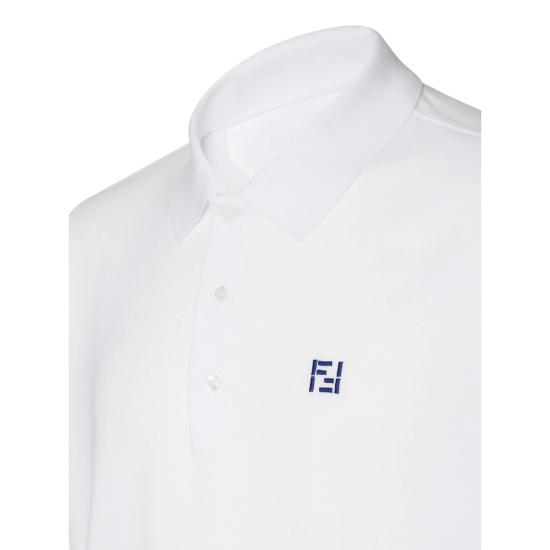 26SS 펜디 폴로 티셔츠 AY0I FY1309 F0QA0 WHITE - FENDI