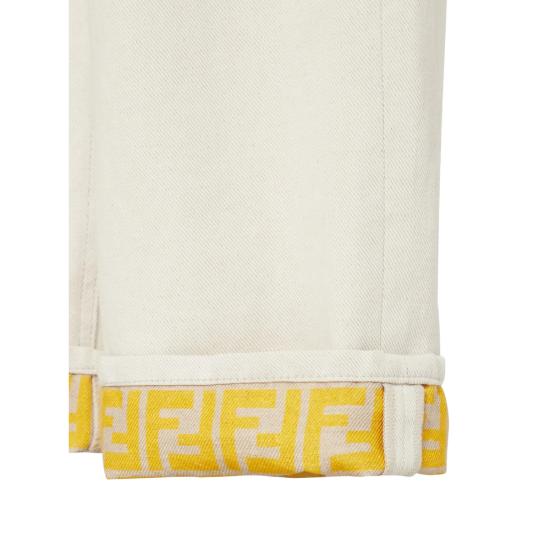 26SS 펜디 데님 팬츠 AOHV FLP882 F1W0T NEUTRALS - FENDI
