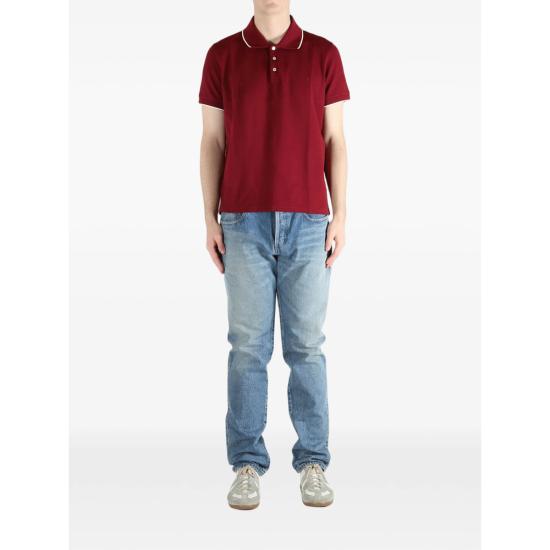 26SS 생로랑 폴로 티셔츠 862979 Y37ZE 6190 RED - SAINT LAURENT