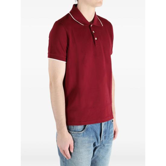 26SS 생로랑 폴로 티셔츠 862979 Y37ZE 6190 RED - SAINT LAURENT