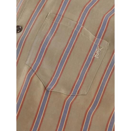 26SS 생로랑 반팔 셔츠 859775 Y2N33 2849 NEUTRALS - SAINT LAURENT