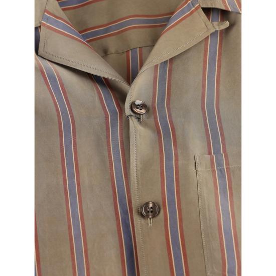 26SS 생로랑 반팔 셔츠 859775 Y2N33 2849 NEUTRALS - SAINT LAURENT