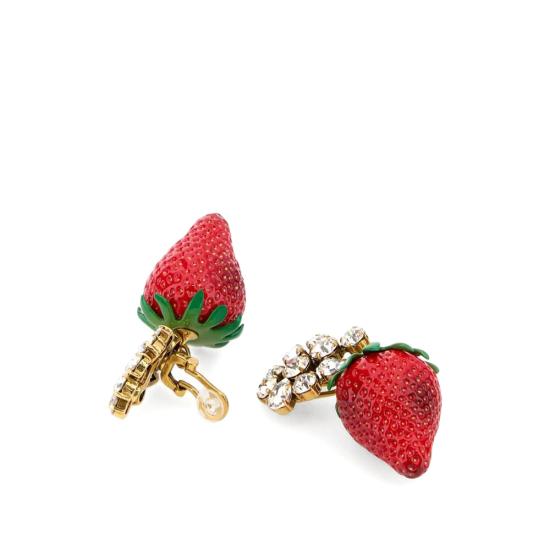 26SS 생로랑 이어링 858192 Y15VR 1301 GOLD RED - SAINT LAURENT