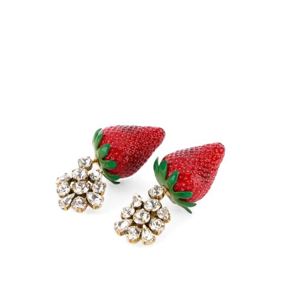 26SS 생로랑 이어링 858192 Y15VR 1301 GOLD RED - SAINT LAURENT