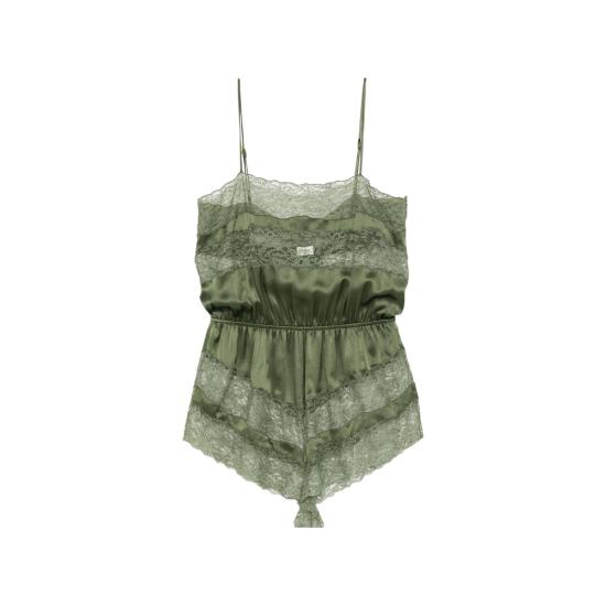 26SS 생로랑 점프수트 863111 Y7G27 3981 GREEN