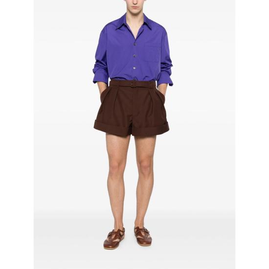 26SS 생로랑 숏팬츠 854459 Y1N02 2019 BROWN - SAINT LAURENT
