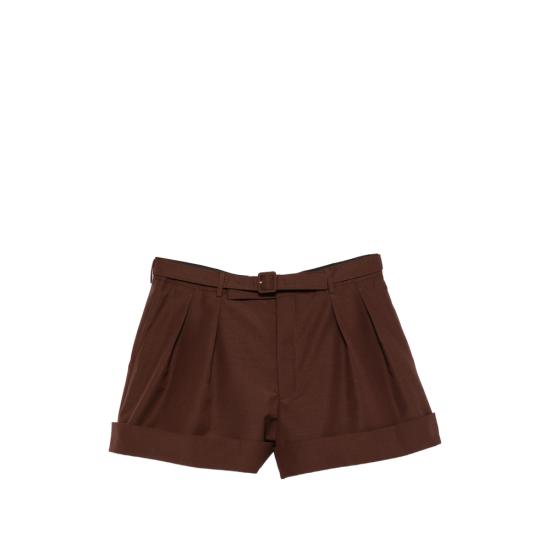 26SS 생로랑 숏팬츠 854459 Y1N02 2019 BROWN