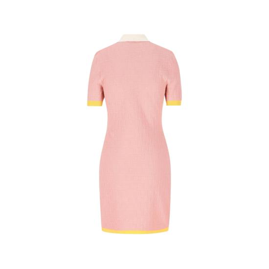 26SS 펜디 미디 원피스 AW4S FZDE35 F1W0S PINK - FENDI