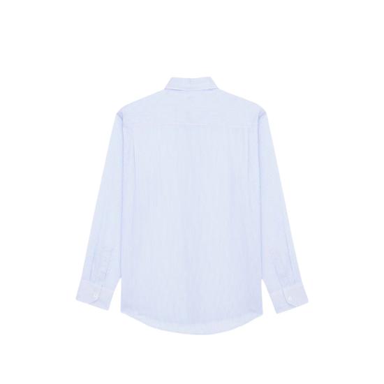 26SS 생로랑 긴팔 셔츠 859779 Y2N27 9862 WHITE BLUE - SAINT LAURENT