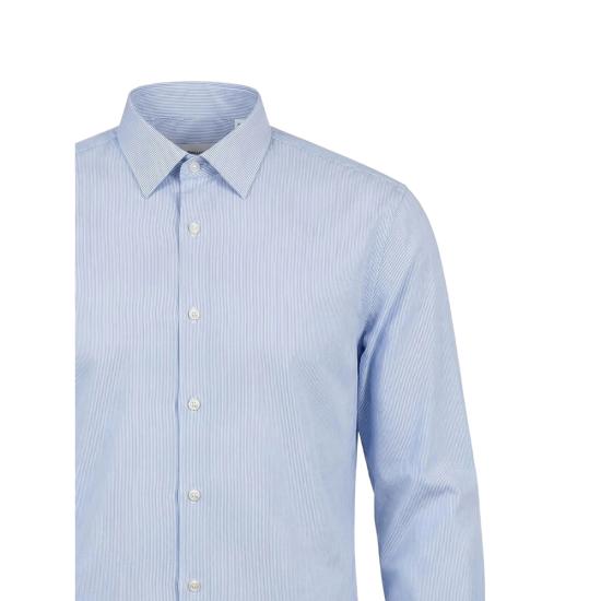 26SS 생로랑 긴팔 셔츠 859779 Y2N27 9862 WHITE BLUE - SAINT LAURENT
