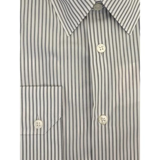 26SS 생로랑 긴팔 셔츠 859779 Y2N03 9787 WHITE GREY - SAINT LAURENT