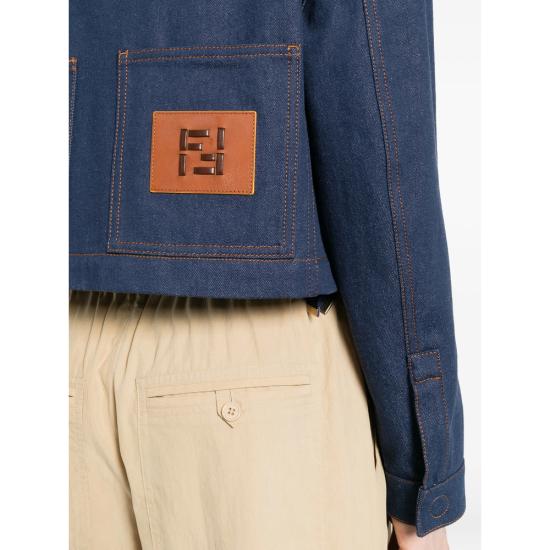26SS 펜디 데님 자켓 AOHS FLF856 F0QB0 BLUE - FENDI