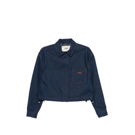 26SS 펜디 데님 자켓 AOHS FLF856 F0QB0 BLUE