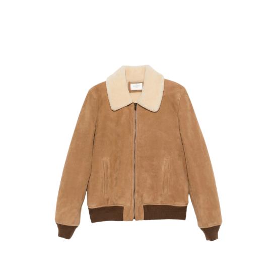 26SS 생로랑 봄버 자켓 837294 YC2TB 2943 BROWN