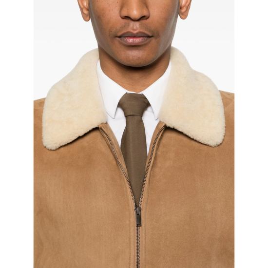 26SS 생로랑 봄버 자켓 837294 YC2TB 2943 BROWN - SAINT LAURENT