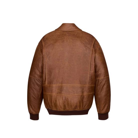 26SS 생로랑 봄버 자켓 858313 YCSX2 2800 BROWN - SAINT LAURENT