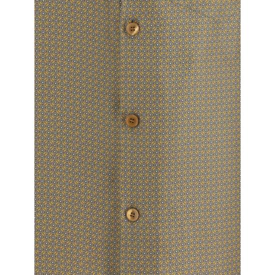 26SS 생로랑 반팔 셔츠 860621 Y2N62 7068 GREEN - SAINT LAURENT