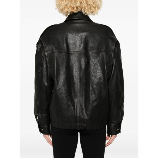 26SS 생로랑 가죽 자켓 858510 YCNX2 1628 BLACK - SAINT LAURENT