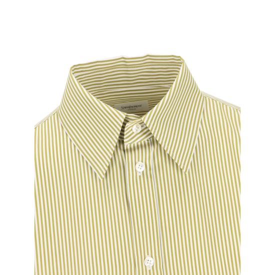 26SS 생로랑 셔츠 865483 Y260D 3302 NEUTRALS WHITE - SAINT LAURENT