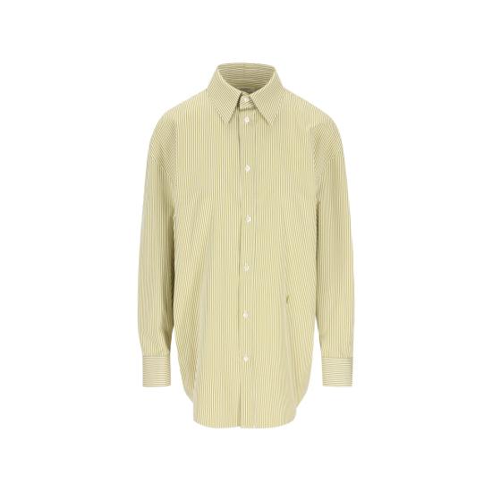 26SS 생로랑 셔츠 865483 Y260D 3302 NEUTRALS WHITE
