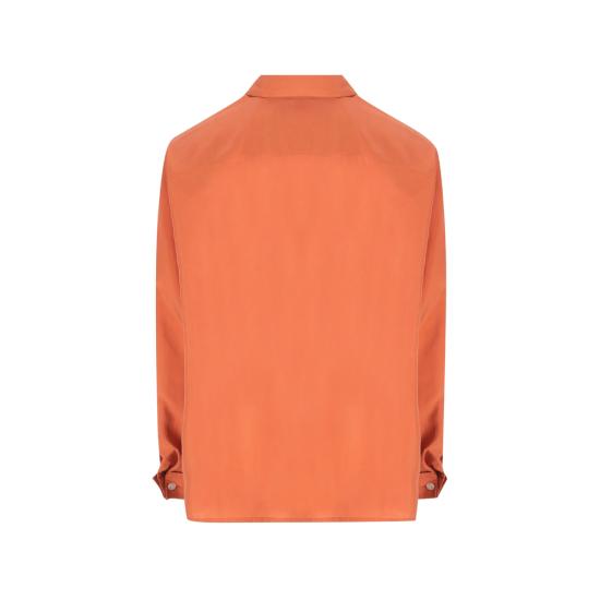 26SS 생로랑 긴팔 셔츠 854240 Y6J78 6550 ORANGE - SAINT LAURENT