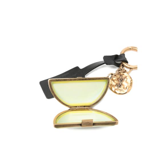 26SS 생로랑 키링 864191 JAAMG 7000 GREEN BLACK - SAINT LAURENT