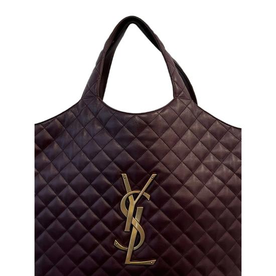 26SS 생로랑 이카 퀼티드 나파 백 698651 AAANG 6195 PURPLE - SAINT LAURENT