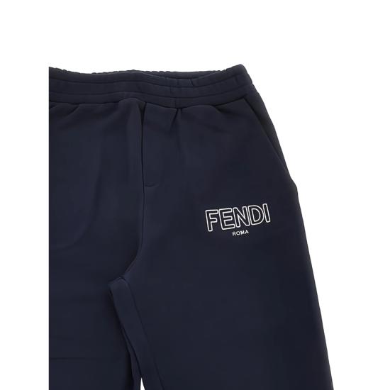 26SS [키즈] 펜디 트레이닝/조거 팬츠 5V0 JUF175 F0QG0 BLUE - FENDI