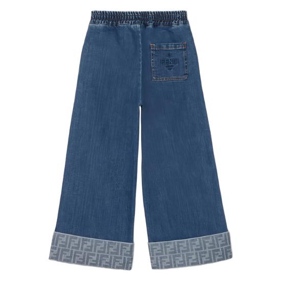 26SS [키즈] 펜디 진 AVVU JFF385 F0QG0 BLUE - FENDI
