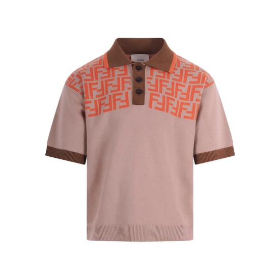26SS [키즈] 펜디 폴로 셔츠 AVVT JMG141 F1UVK NEUTRALS