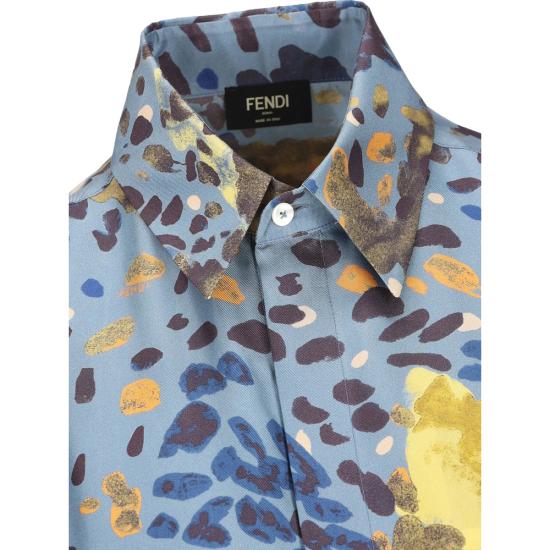 26SS 펜디 셔츠 AVZB FS1317 F0QR0 BLUE - FENDI