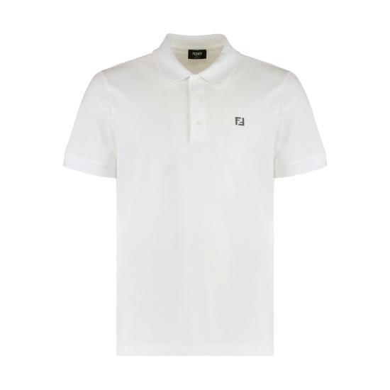 26SS 펜디 폴로 티셔츠 AUA5 FY0985 F0AQ0 WHITE