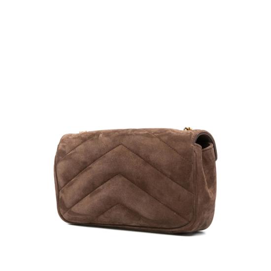 25FW 생로랑 루루 미니 스웨이드 821749 1U827 2358 BROWN - SAINT LAURENT