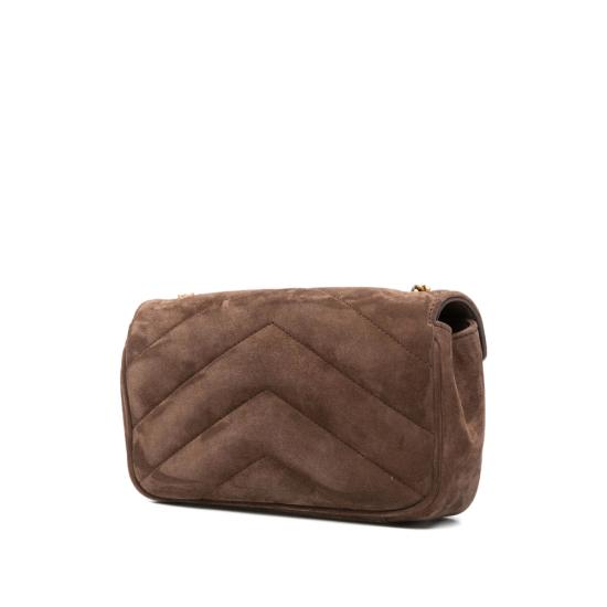 25FW 생로랑 루루 미니 스웨이드 821749 1U827 2358 BROWN - SAINT LAURENT