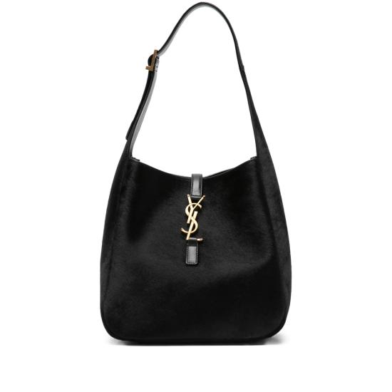 25FW 생로랑 LE 5 A 7 서플 스몰백 850533 AAFGV 1000 BLACK
