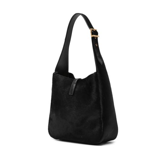 25FW 생로랑 LE 5 A 7 서플 스몰백 850533 AAFGV 1000 BLACK - SAINT LAURENT