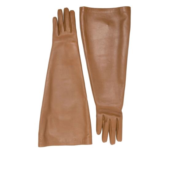 25FW 생로랑 장갑 853240 3YI86 2901 BROWN