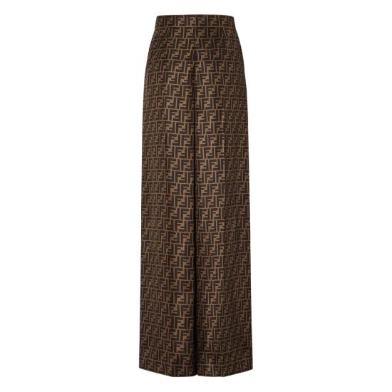 26SS 펜디 팔라초 팬츠 A8G3 FR6606 F118W BROWN BLACK - FENDI